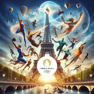 Jeux olympiques Paris 2024 Image du Post